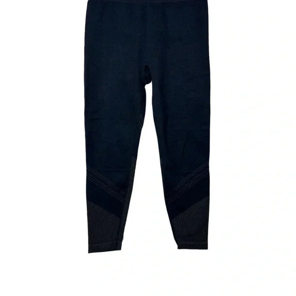 1720. JOY LAB SEAMLESS SKINNY STYLE LEGGINGS SIZE SMALL BLACK/BROWN IN COLOR - Picture 4 of 9